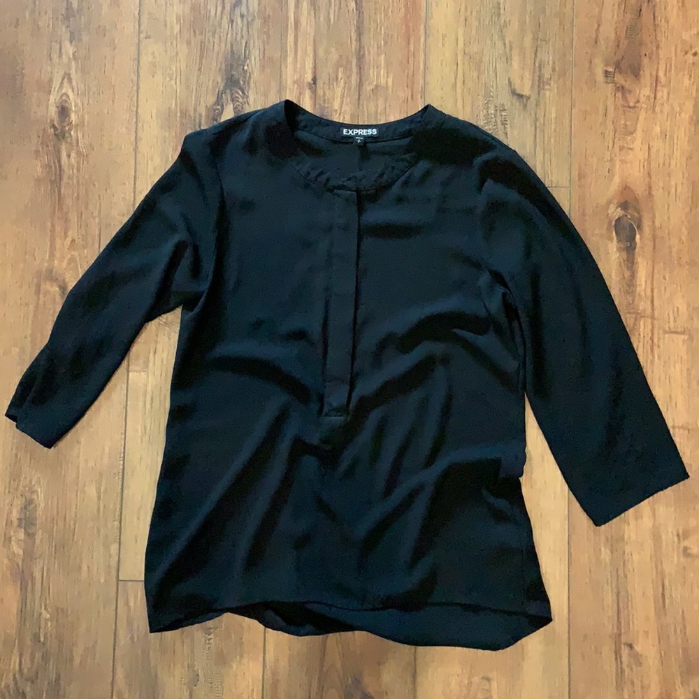 Express Black Blouse